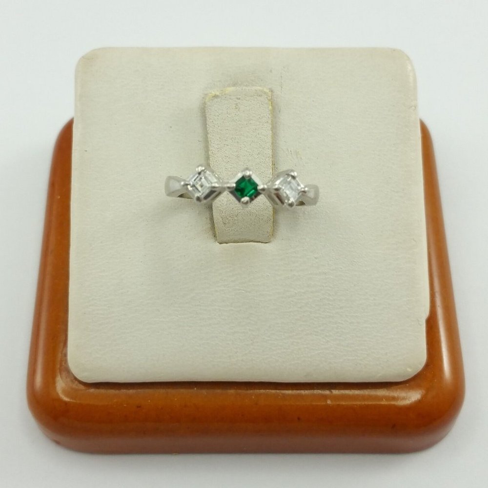 Exquisite Solid Platinum 900pl Desinger Ladies Ri… - image 7